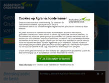 Tablet Screenshot of agrarischondernemer.nl